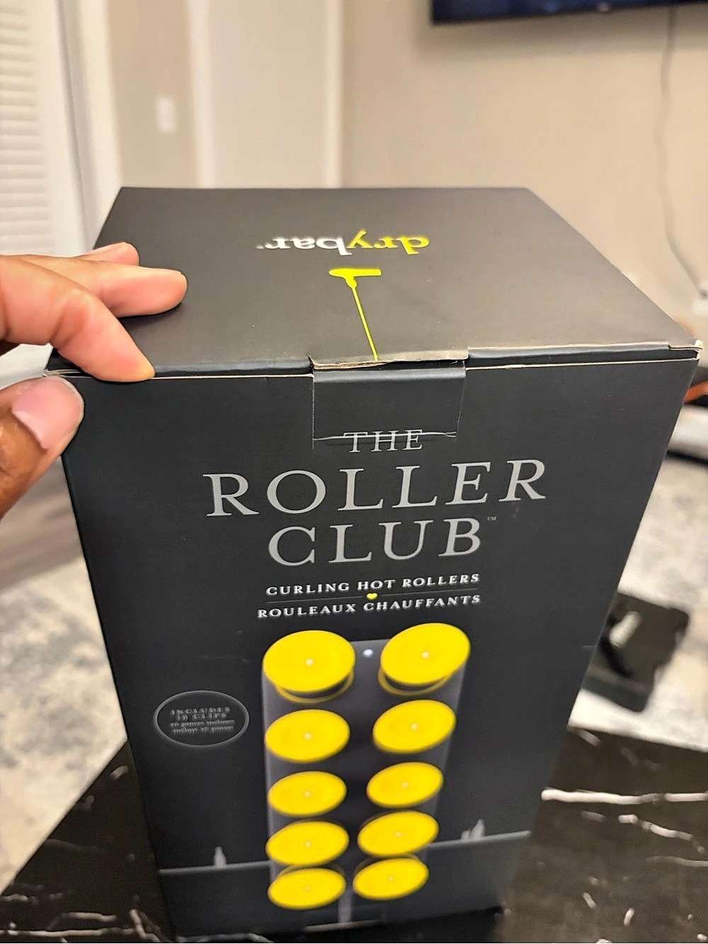 BRAND NEW! Drybar The Roller Club Curling Hot Rollers Black & Yellow - Picture 4 of 7